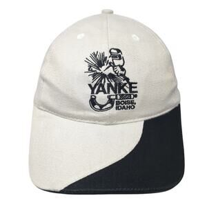 Yanke Boise Idaho Strapback Baseball Cap Beige One Size Adjustable 6 Panel AMC